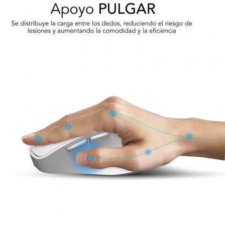 Subblim Comfort Ergo Dual Ratón Ergonómico Blanco Subblim Comfort Ergo Dual Ratón Ergonómico Blanco
